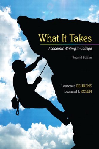 By Laurence Behrens - Writing and Reading Across the Curriculum, Brief Edition (5th Edition) (5th Edition) (12/27/12)