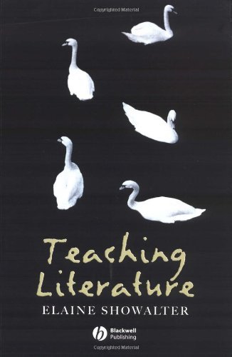 By Elaine Showalter - Teaching Literature (11/30/02)