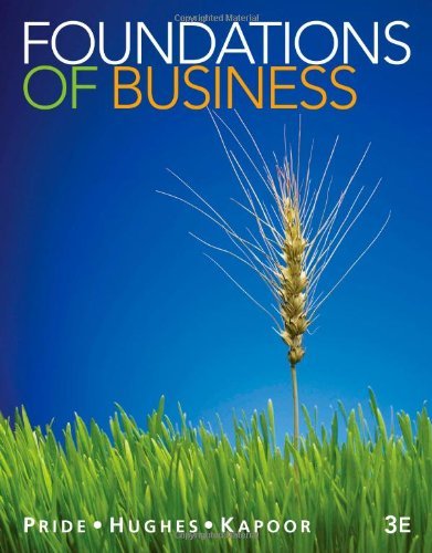 By William M. Pride - Foundations of Business (3rd edition) (12.2.2011)
