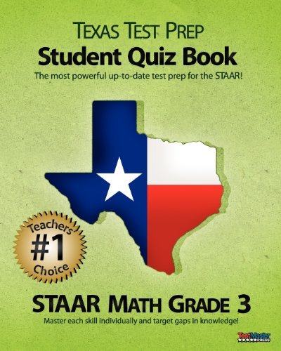 By Test Master Press - Texas Test Prep Student Quiz Book Staar Math Grade 3: Aligned to the 2011-2012 Texas Staar Math Test (5.8.2011)