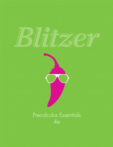 By Robert F. Blitzer - Precalculus Essentials (4th Edition) (4th Edition) (12/28/12)
