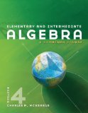 By Charles P. McKeague - Elementary and Intermediate Algebra (4th Edition) (12.2.2010)
