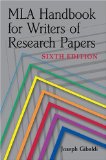 By Joseph Gibaldi - MLA Handbook for Writers of Research Papers (6th) (10/16/04)