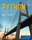 By Bradley N. Miller - Python Programming In Context (2nd Revised edition) (2/19/13)