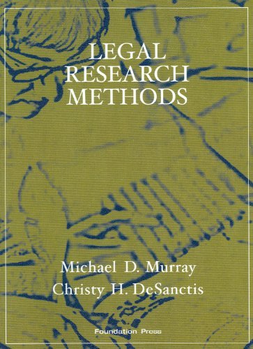 By Michael D. Murray - Legal Research Methods [With Free Web Access] (Pap/Psc) (2/18/09)