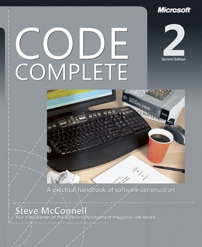 By Steve McConnell - Code Complete (2nd ed.) (5/17/04)