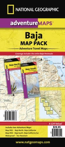 By National Geographic Maps - Baja California, Mexico, Map Pack Bundle Travel Maps International Adventure Map (Map)