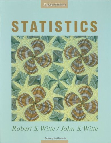 By Robert S. Witte - Statistics (8th Edition) (12/18/05)