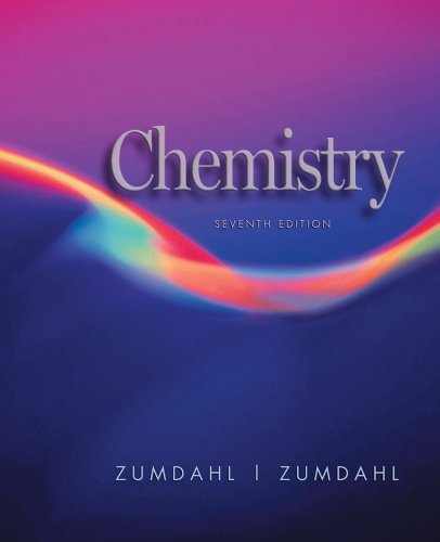 By Steven S. Zumdahl - Student Solutions Manual for Zumdahl/Zumdahl's Chemistry, 7th (7th Edition) (12/31/05)