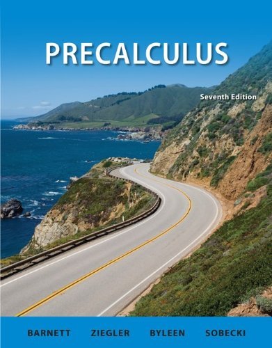 By Raymond Barnett - Precalculus (7th Edition) (12/27/09)