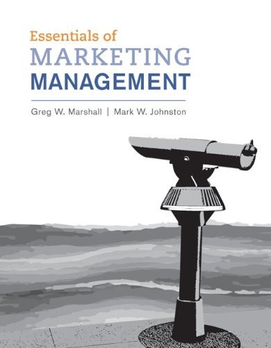 By Greg Marshall - Essentials of Marketing Management (1st Edition) (12/17/09)