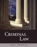By Joel Samaha - Criminal Law (10th Edition) (12/22/09)