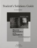 By Kenneth Rosen - Student's Solutions Guide for Discrete Mathematics and Its Applications (7th Edition) (6/26/11)