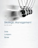 By Gregory Dess - Strategic Management: Text and Cases (5th Edition) (8/24/09)