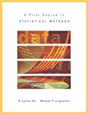 By Lyman Ott - A First Course in Statistical Methods (with CD-ROM) (1st Edition) (6/30/03)