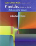 By James Stewart - Student Solutions Manual for Stewart/Redlin/Watson's Precalculus: Mathematics for Calculus, 5th (5th Edition) (9.7.2005)