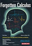 By Barbara Lee Bleau Ph.D. - Forgotten Calculus (3rd Edition) (7.2.2002)