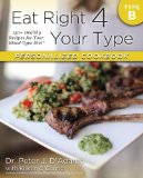 By Dr. Peter J. D'Adamo - Eat Right 4 Your Type Personalized Cookbook Type B: 150+ Healthy Recipes For Your Blood Type Diet (1st Edition) (9.1.2013)