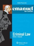By Steven Emanuel - Emanuel Law Outlines: Criminal Law (7th Edition) (8.3.2010)