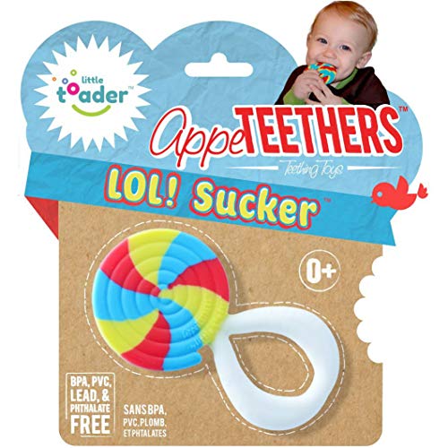 Little Toader Teething Toys, LOL Sucker, 1 ea
