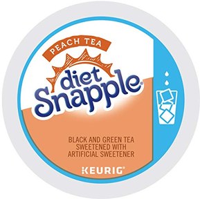 Snapple Diet Iced Tea, Peach, 22 Count Net Wt. 3.1 oz