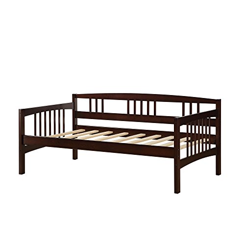 Book Cover Dorel Living Kayden Daybed Solid Wood, Twin, Espresso
