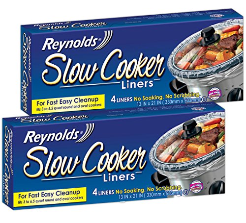 Book Cover Reynolds Slow Cooker Liners 2 Pack (8 Liners Total)