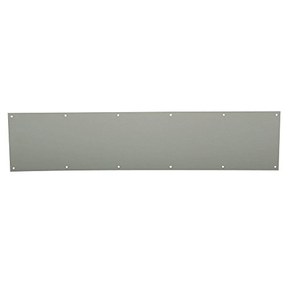 Schlage 515010 Satin Stainless-Steel Commercial Kick Plate, 8" x 34"