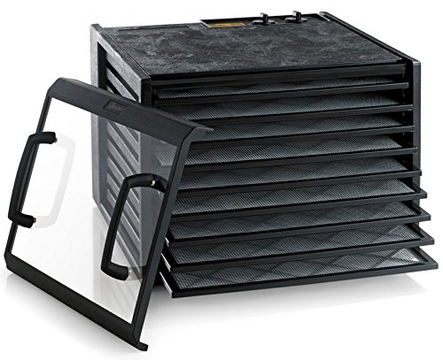 Book Cover Excalibur 3926TCDB 9-Tray Electric Food Dehydrator with Clear Door Adjustable Temperature Settings and 26-Hour Timer, Black