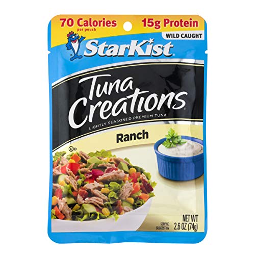 Book Cover StarKist Tuna Creations, Ranch, Single Serve Pouch,2.6 oz