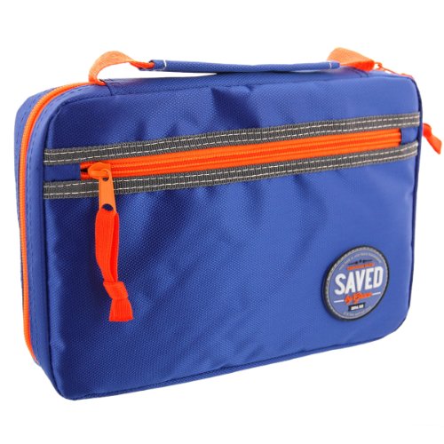 "Saved by Grace" Ballistic Nylon Bible / Book Cover - Ephesians 2:8 (Medium)