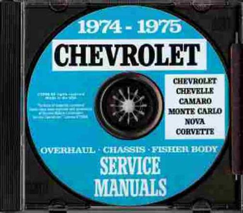 1974 1975 CHEVROLET CAMARO FACTORY REPAIR SHOP & SERVICE MANUAL INCLUDES: Standard Camaro, S, Berlinetta, Coupe, Z28, LT, Convertible, CHEVY 74 75