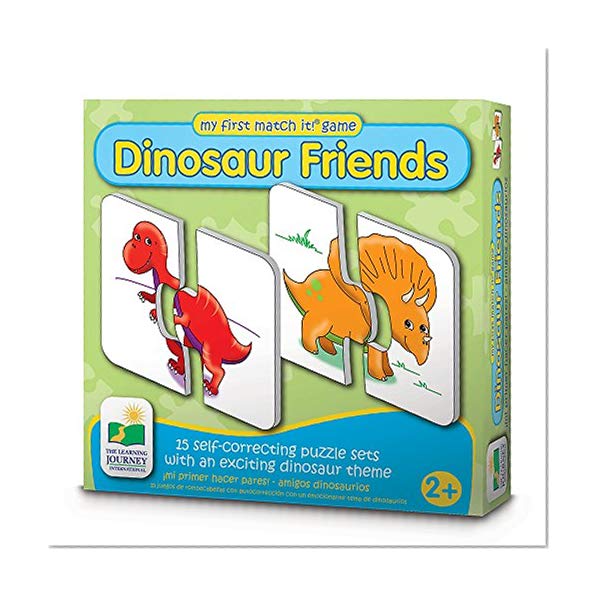 Book Cover The Learning Journey My First Match It - Dinosaurs - 15 Self-Correcting Matching Puzzles