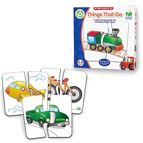 Book Cover The Learning Journey: My First Match It - Things That Go - 15 Self-Correcting Vehicle Matching Puzzles