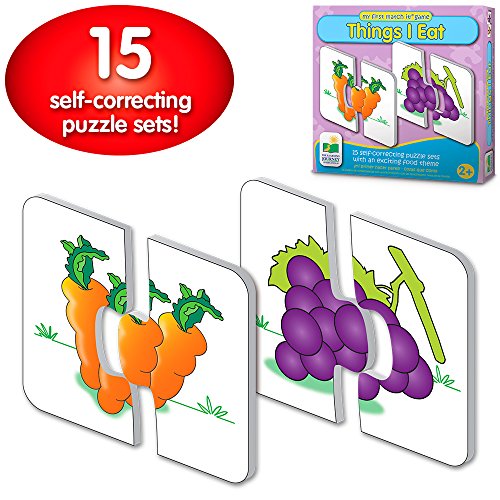 Book Cover The Learning Journey: My First Match It - Things I Eat - 15 Self-Correcting Food Themed Image Matching Puzzles