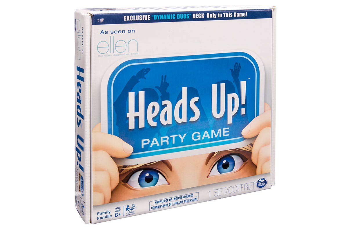 Book Cover Spin Master Heads Up Party Game
