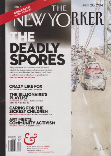 The New Yorker 2014 January 20 - Cover: "Playing in Traffic" By Barry Vlitt
