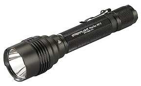Streamlight 88047 ProTac HL 3 1100-Lumen Professional Tactical Flashlight with CR123A Batteries and Holster, Black, Clear Retail Packaging