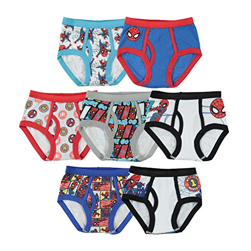 Book Cover Marvel Little Boys' Spiderman Seven-Pack of Briefs