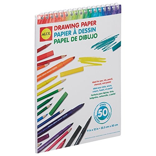Book Cover ALEX Toys Artist Studio Drawing Paper – 50 Sheets