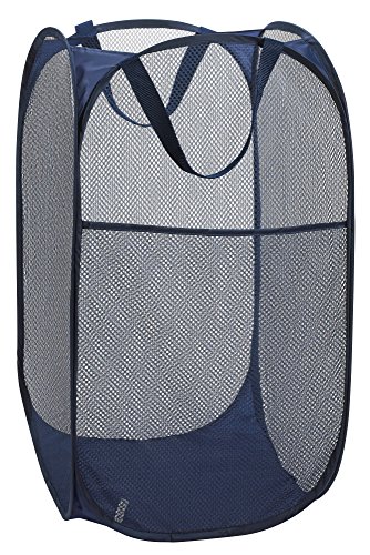 Book Cover Handy Laundry Collapsible Mesh Foldable Hamper 14