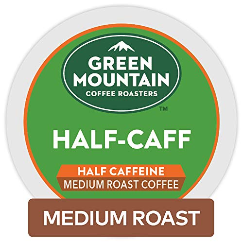 Book Cover Green Mountain Coffee Roasters Half-Caff Keurig Single-Serve K-Cup Pods, Medium Roast Coffee, 72 Count