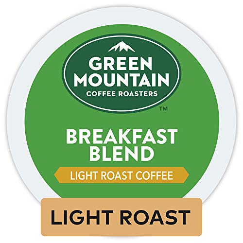 Book Cover Green Mountain Coffee Roasters Breakfast Blend, Single Serve Coffee K-Cup Pod, Light Roast, 12 Count, Pack of 6