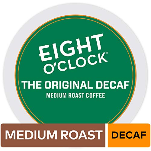 Book Cover Eight O'Clock Coffee The Original Decaf, Single Serve Coffee K-Cup Pod, Medium Roast, 72
