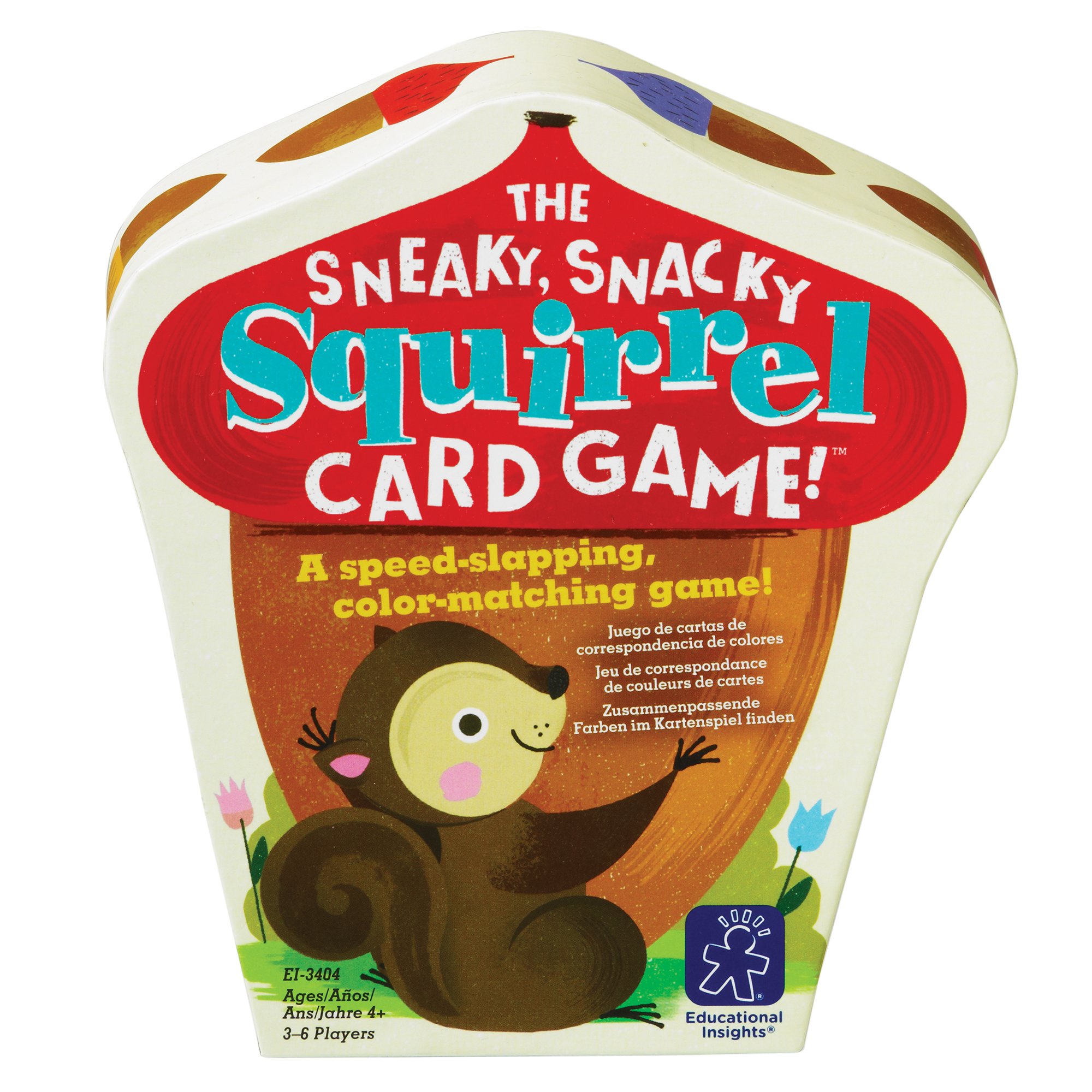 Book Cover Educational Insights The Sneaky, Snacky Squirrel Card Game