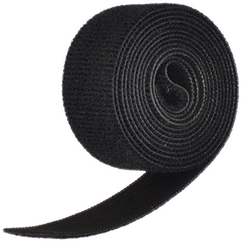 Book Cover VELCRO Brand ONE-WRAP Tape 1” x 5’ Roll, Black