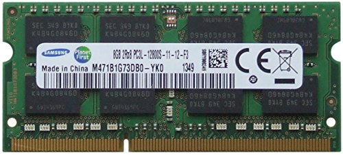 Book Cover Samsung original 8GB (1 x 8GB) 204-pin SODIMM, DDR3 PC3L-12800, 1600MHz ram memory module for laptops