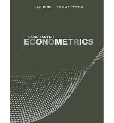 [ SAS for Econometrics 4 ] By Hill, R Carter ( Author ) [ 2012 ) [ Paperback ]