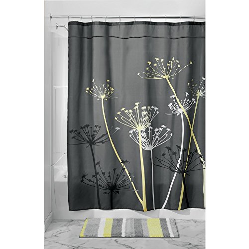 Book Cover iDesign Thistle Fabric Shower Curtain for Master, Guest, Kids', College Dorm Bathroom, 72