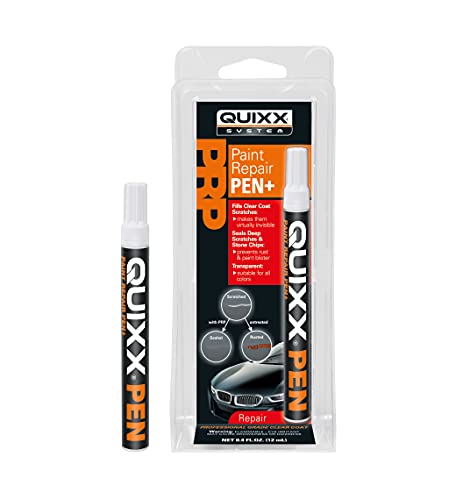 Book Cover QUIXX 10050 Paint Repair Pen, Fills Damaged areas with Clear Lacquer to Prevent Further Damage on your Car, Automobile, Motorcycle, or Boat
